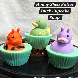 NEW! Hand Crafted Honey Shea Butter Duck Cupcakes Limited Supply!